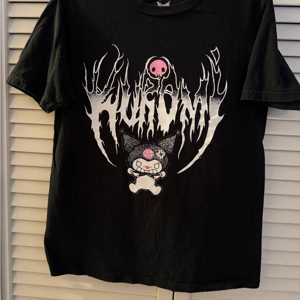 Hot Topic Black Kuromi Kids T-Shirt